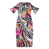 Anavah Dress Zebra Print