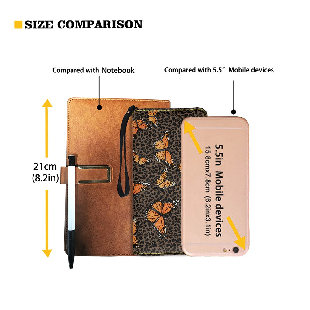 Long zipper wallet ( Hand strap)