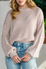 Verdant Chunky Knit Sleeve Drop Shoulder Sweater