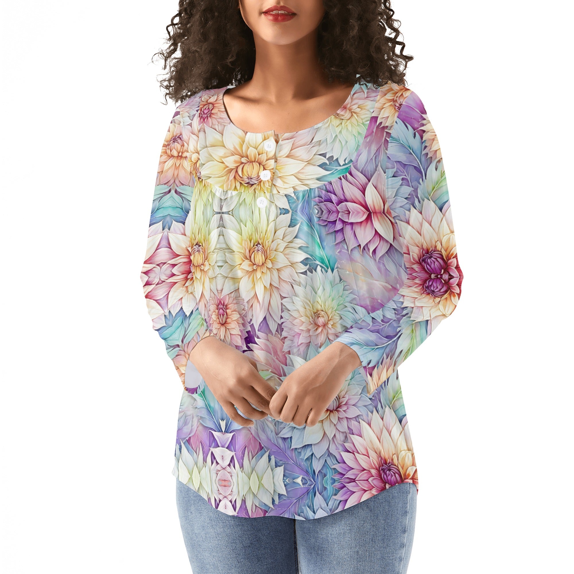 Womens New Style Long Sleeve Tops