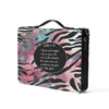 Bright and Bold Colorful Zebra Print Bible Cover for Stylish Protection