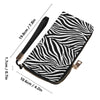 Acts 2:38 Apostolic Zebra Print Zipper Wristlet Wallet