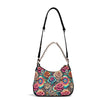 Lady PU Shoulder Bag With Chain Decoration