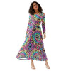 Modest  Womens Long Sleeves Flowy Long Dresses