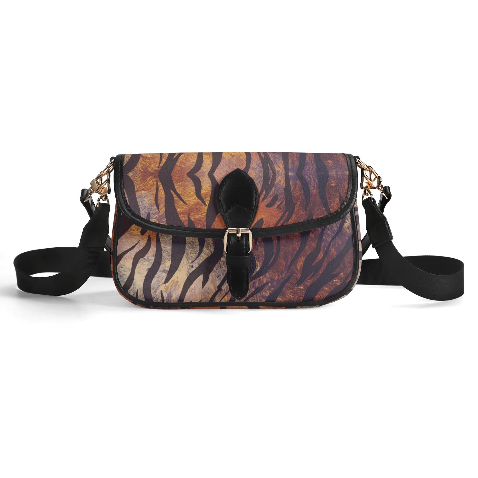 Womens Zebra Print Chain Crossbody Bag Square bag