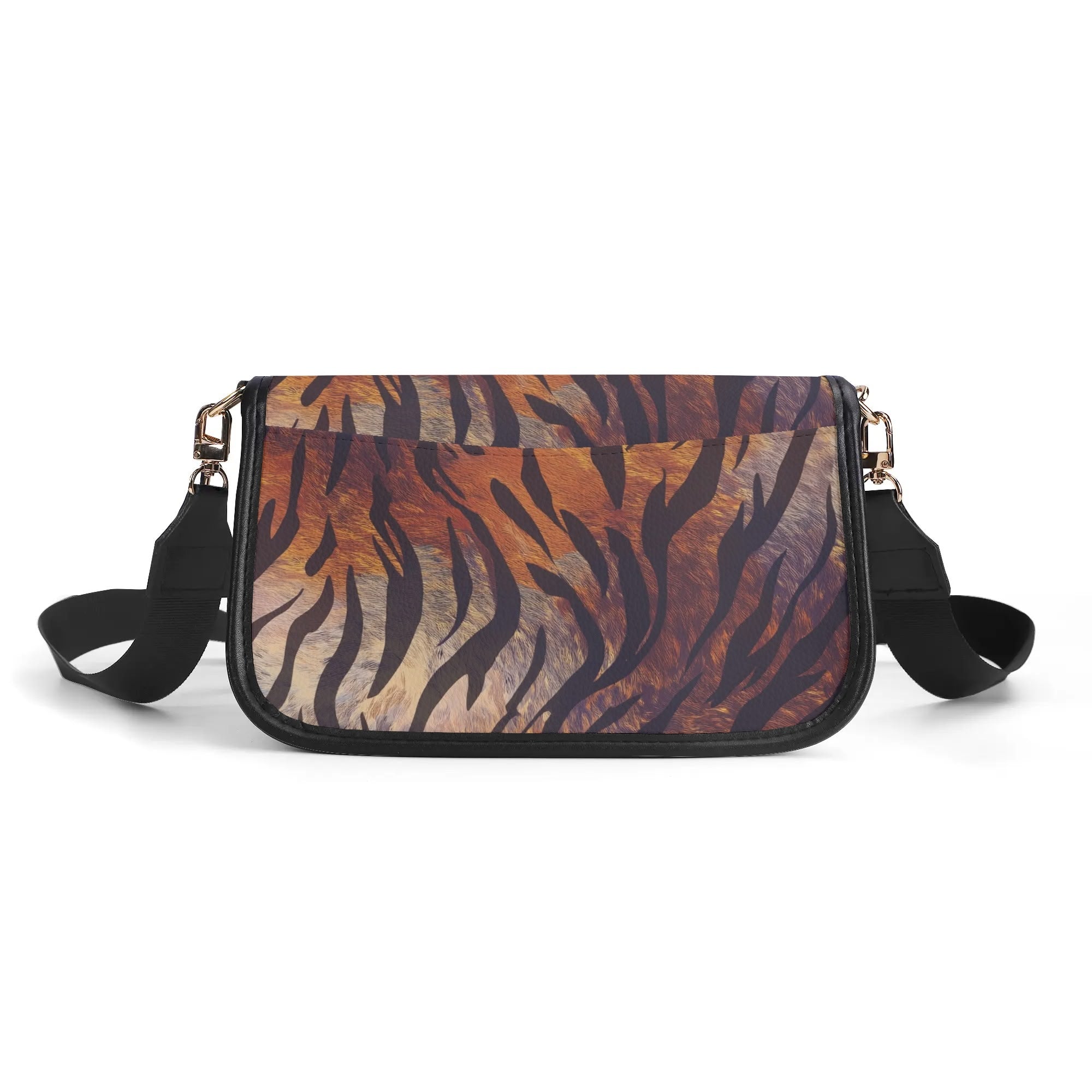 Womens Zebra Print Chain Crossbody Bag Square bag