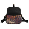 Womens Zebra Print Chain Crossbody Bag Square bag