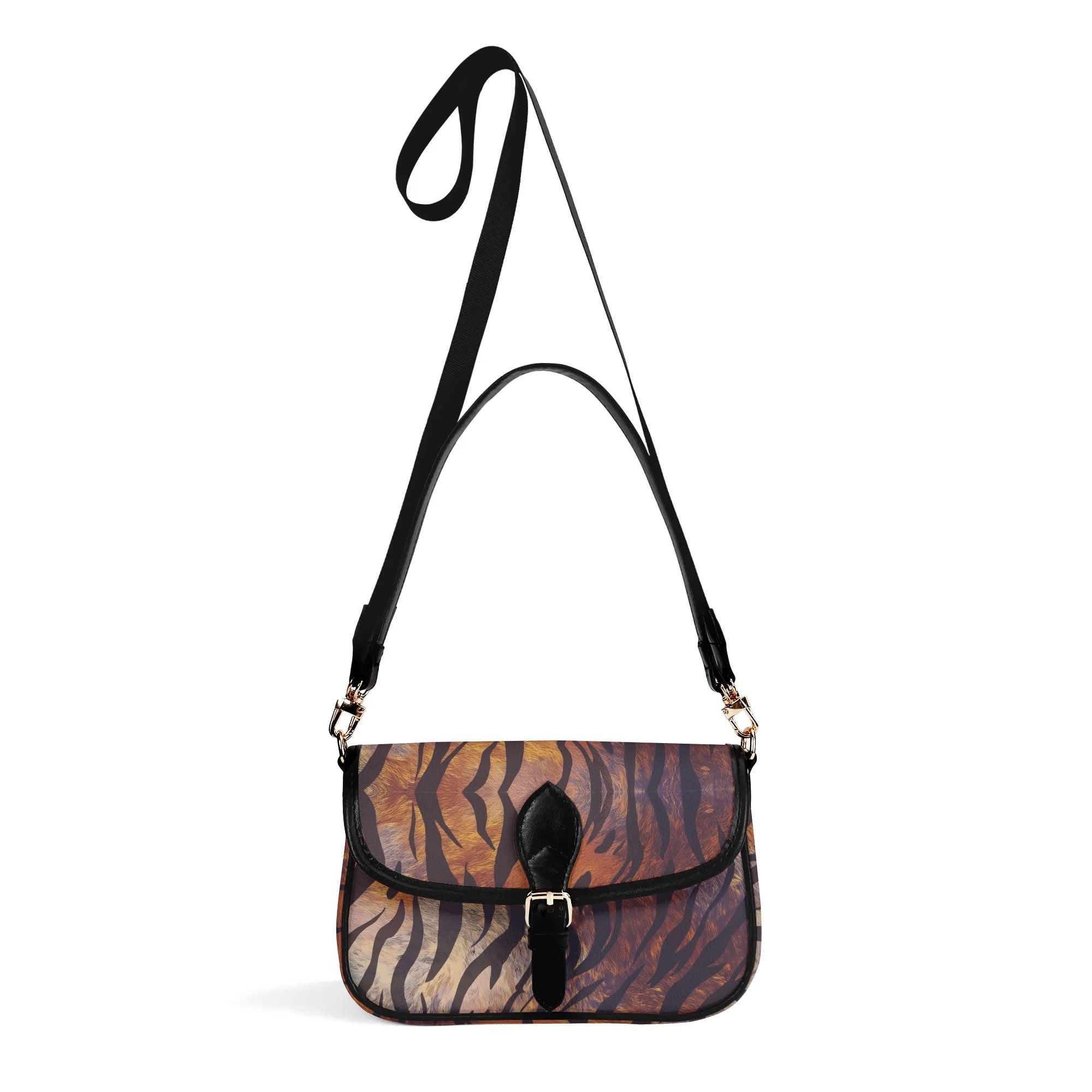 Womens Zebra Print Chain Crossbody Bag Square bag