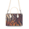 Zebra Print Women PU Leather Handbag