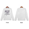 Holy Ghost Proud To Be Apostolic! All Over Print Crew Neck Streetwear Sweatshirt