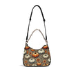 Pumpkins Cheetah Leopard Print Lady PU Shoulder Bag With Chain Decoration