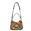 Leopard Print Cheetah Print Pumpkins Lady PU Shoulder Bag With Chain Decoration