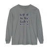 Left It In The Water Garment-dyed Long Sleeve T-Shirt