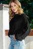 Verdant Chunky Knit Sleeve Drop Shoulder Sweater