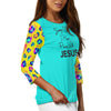 Plans with Jesus Women's three quarter sleeve top