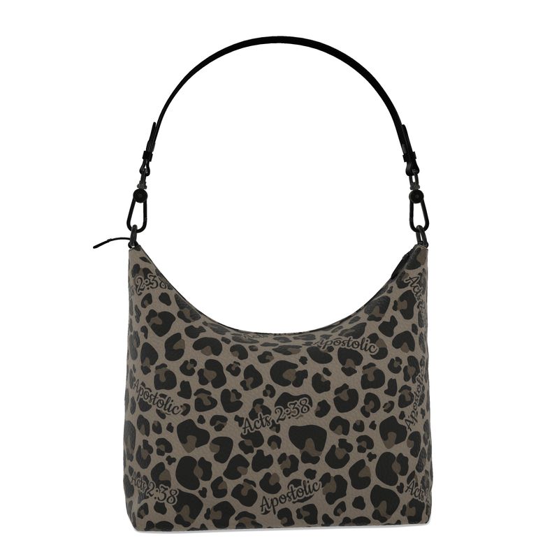 Acts 2:38 Apostolic Bag Real Nappa Leather Leopard Cheetah Print