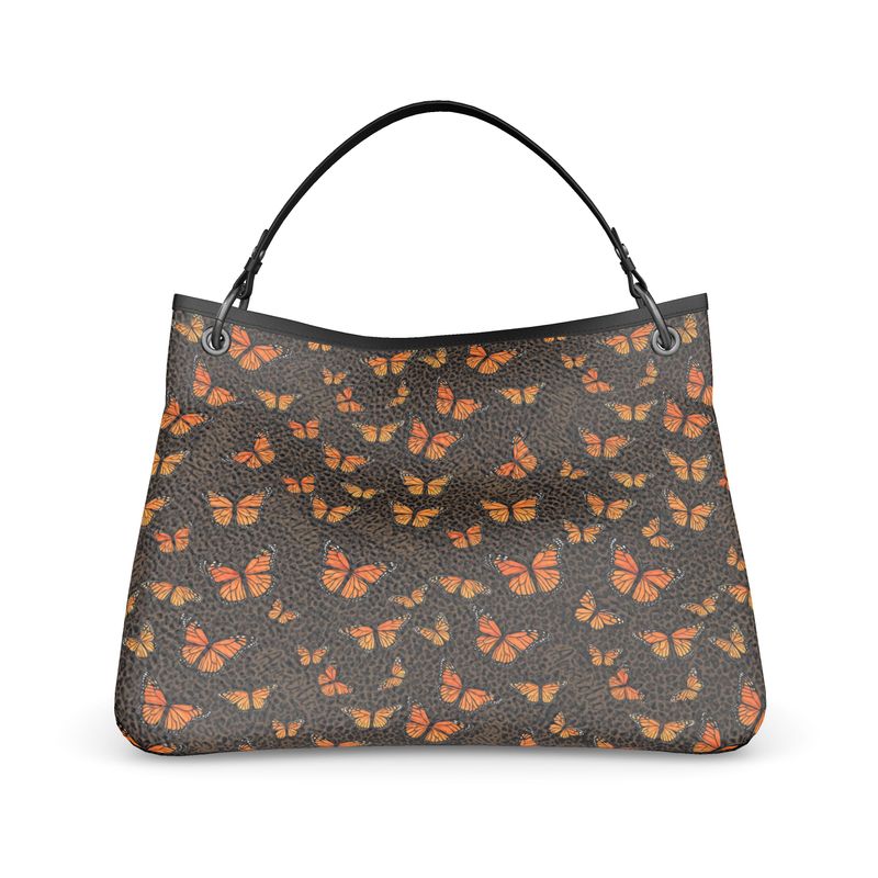 Butterflies Full Grain Nappa Leather Bag