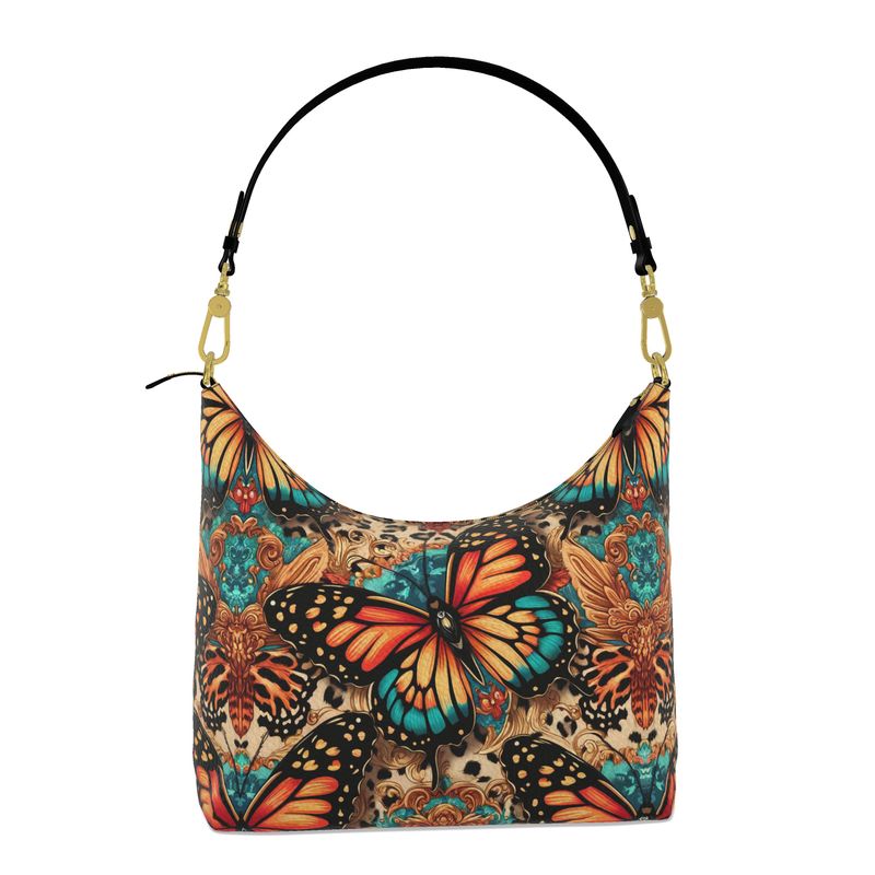 Butterflies Full Grain Nappa Leather Bag