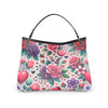 Roses Hearts Handmade Full Grain Nappa Leather Handbag