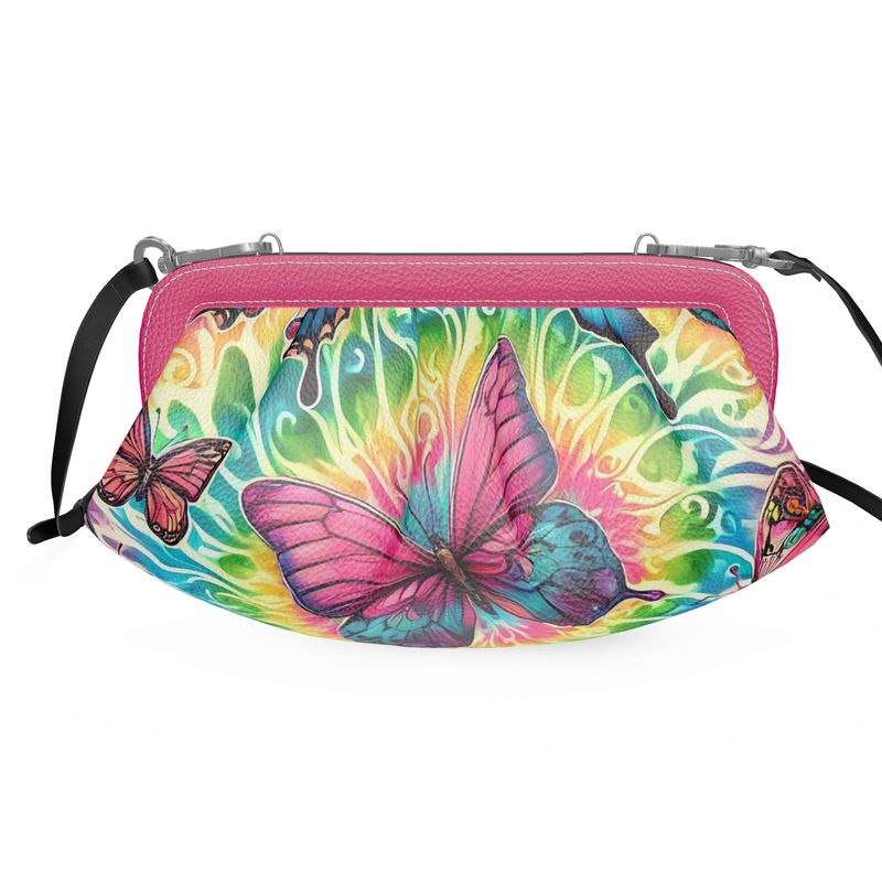 Tye Die Pleated Full Grain Nappa Leather bag