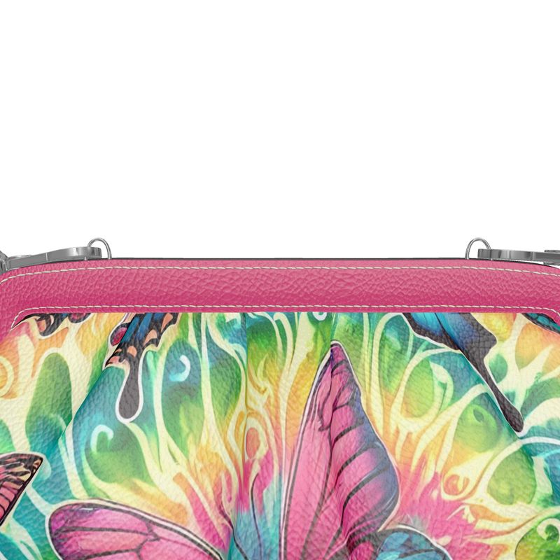 Tye Die Pleated Full Grain Nappa Leather bag