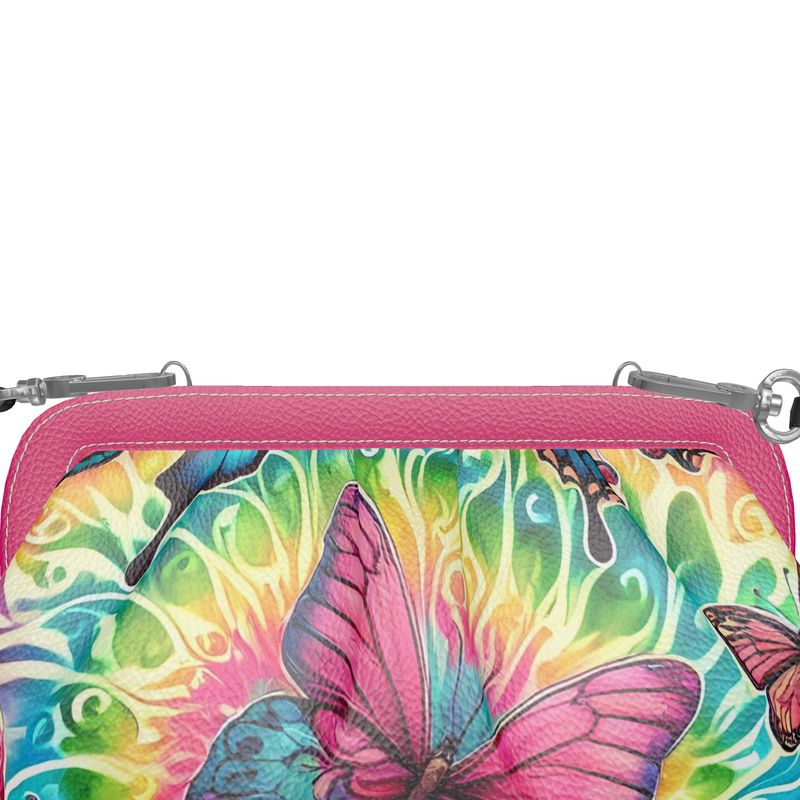 Tye Die Pleated Full Grain Nappa Leather bag