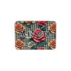 Houndstooth Roses Full Grain Nappa Leather