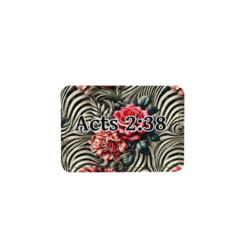 Zebra Print Roses Full Grain Nappa Leather Round Box Bag