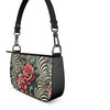 Zebra Print Roses Full Grain Nappa Leather Bag