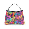 Colorful Leopard Print Slouch Bag