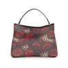 Roses and leopard print Slouch Bag