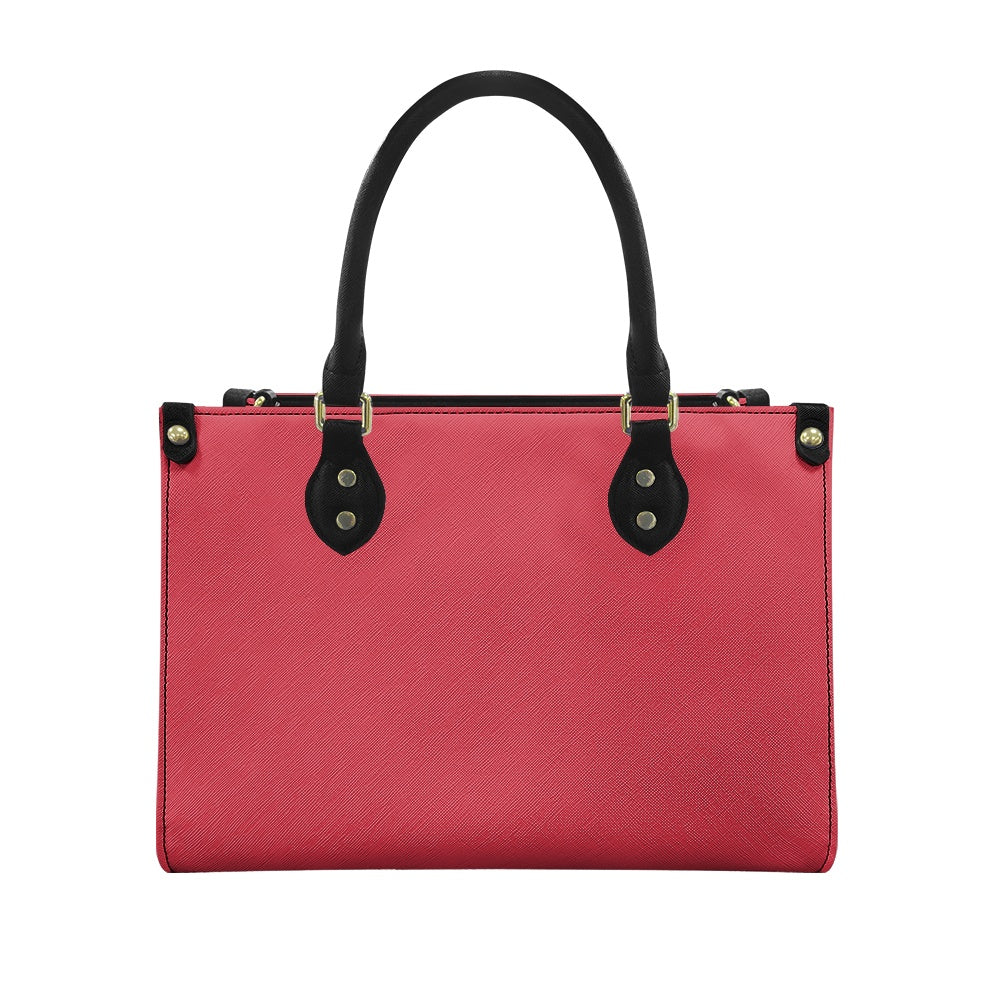 Women's PU leather twill handbag