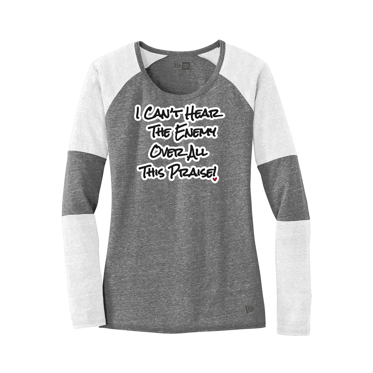 New Era Ladies Tri-Blend Performance Baseball Tee.