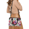 Women's PU leather twill handbag