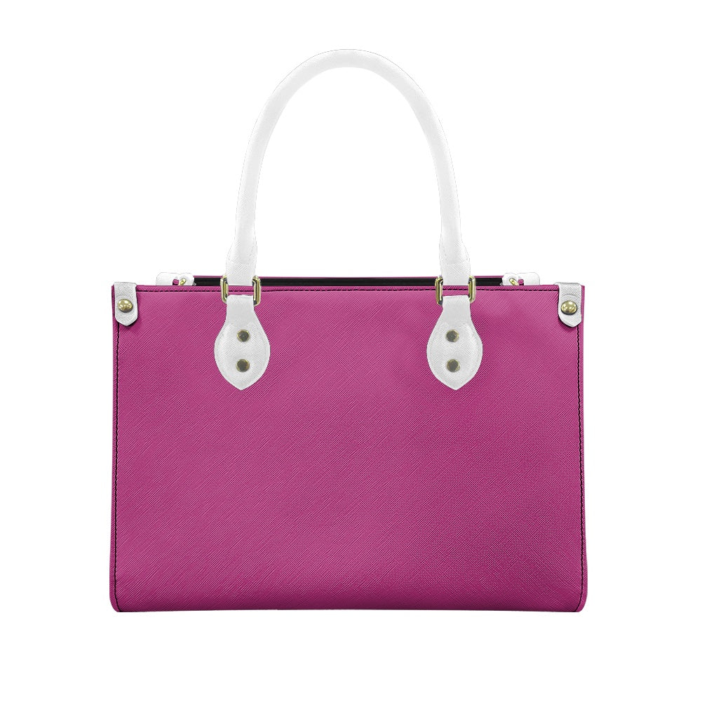 Women's PU leather twill handbag