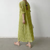 Women's Gentle And Elegant Pleated Texture Dress