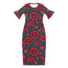 Anavah Dress Floral Red  Print