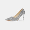 Glittered Stiletto Heel Pumps