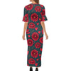 Anavah Dress Floral Red  Print