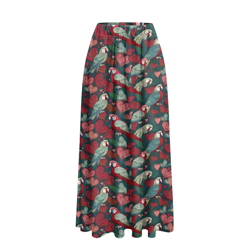 Printed Double Pocket Skirt