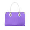 purple tie dye leopard print Women's PU leather twill handbag