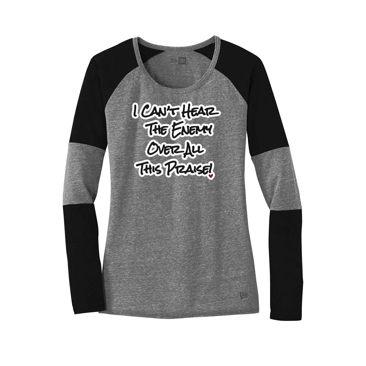 New Era Ladies Tri-Blend Performance Baseball Tee.