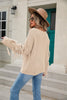 Angel Wings Ribbed Round Neck Fringe Detail Sweater