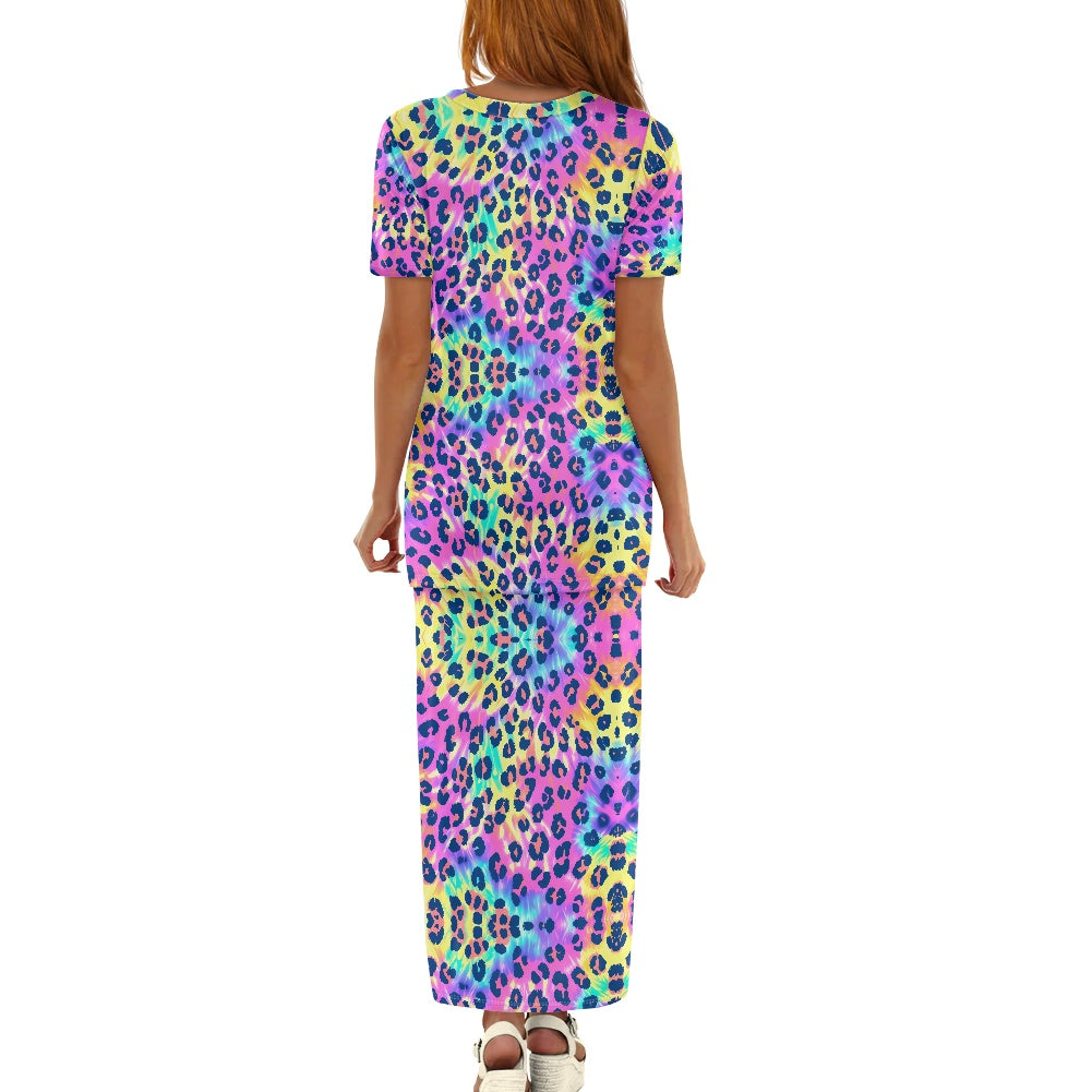 Guinea Style Maxi Dress Set