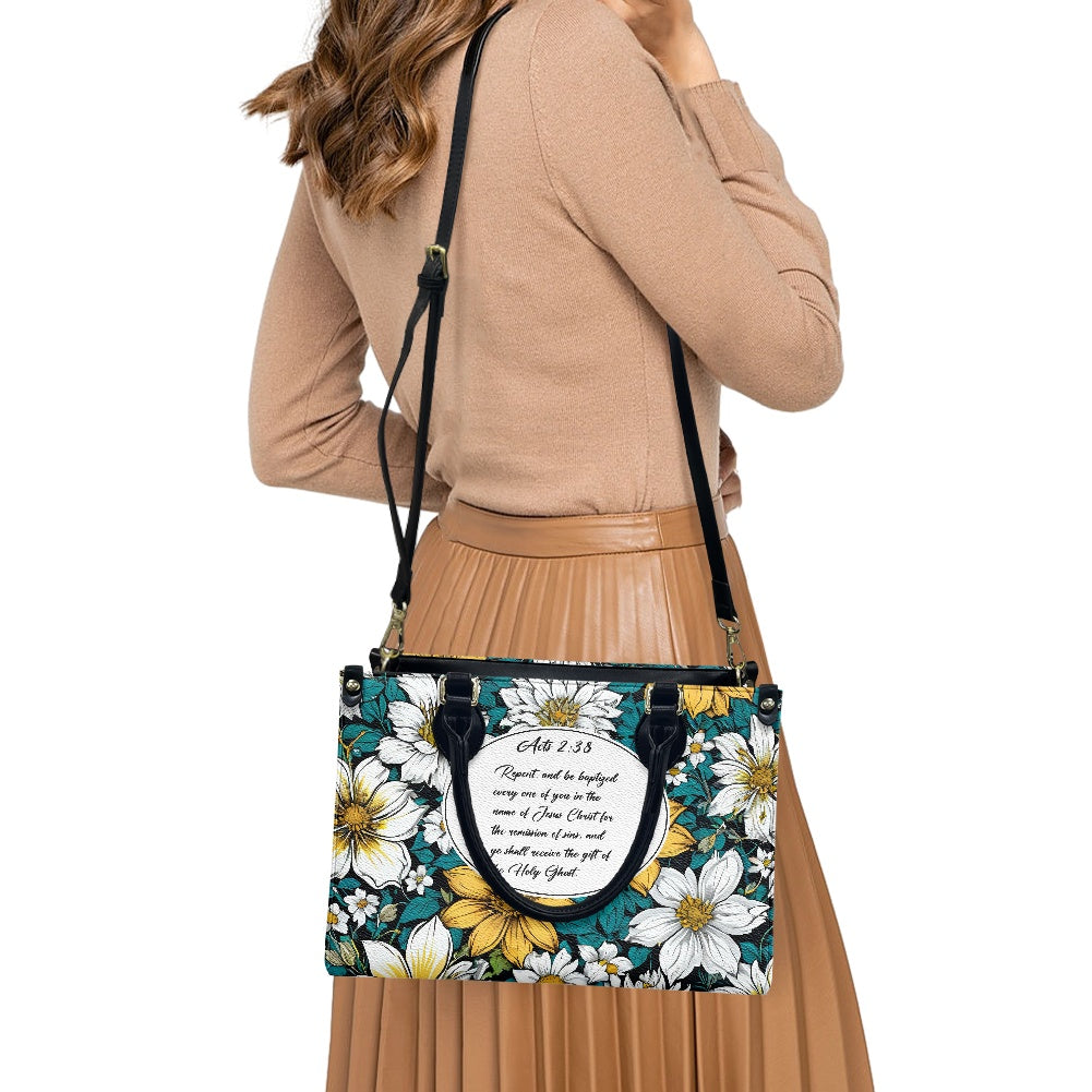 Acts 2:38 Apostolic Floral Bag