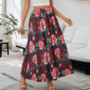 Printed Double Pocket Skirt