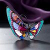 Zlxgirl jewelry Nice cute colorful butterfly women Enamel  brooches pins jewelry fashion women couple hijab accessory pin broach