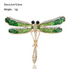 Retro Insect Dragonfly Butterfly Broach Bee Brooch Women Crystal Animal Elephant Cat Birds Sea Horse Broches Mujer Men Brosche