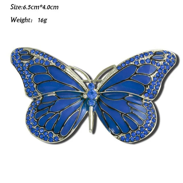 Retro Insect Dragonfly Butterfly Broach Bee Brooch Women Crystal Animal Elephant Cat Birds Sea Horse Broches Mujer Men Brosche