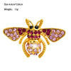 Retro Insect Dragonfly Butterfly Broach Bee Brooch Women Crystal Animal Elephant Cat Birds Sea Horse Broches Mujer Men Brosche